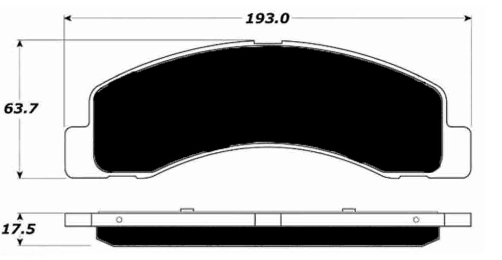 Porterfield Brake Pads for 2001 FORD EXCURSION