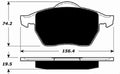 Porterfield Brake Pads for 1998 AUDI A6 - 16" Wheels