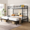 Triple Twin Over Twin Bunk Bed