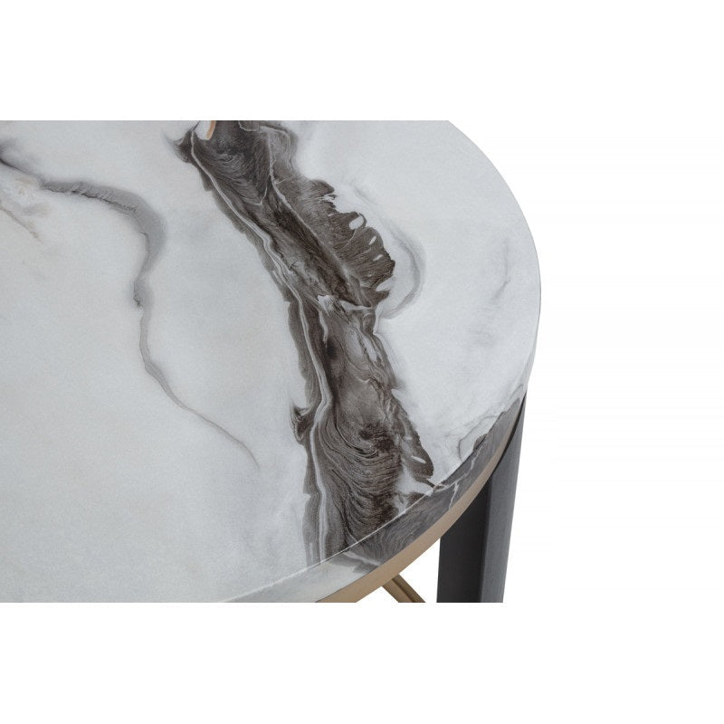 24" Round Icelandic End Table