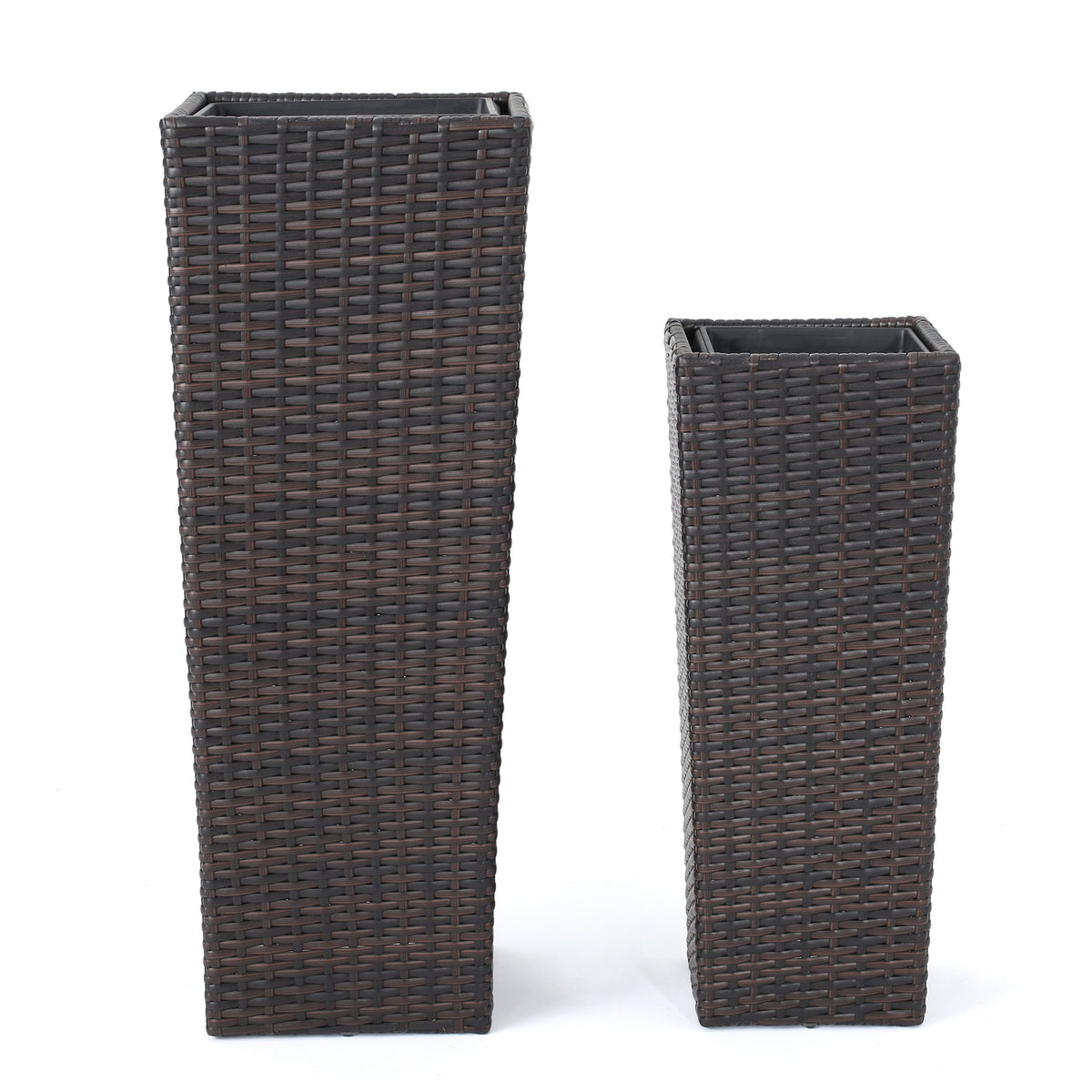 Rattan Flower Pot Set