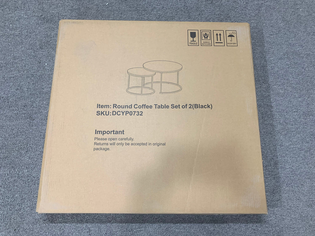 27.6" Nesting Coffee Table Set of 2