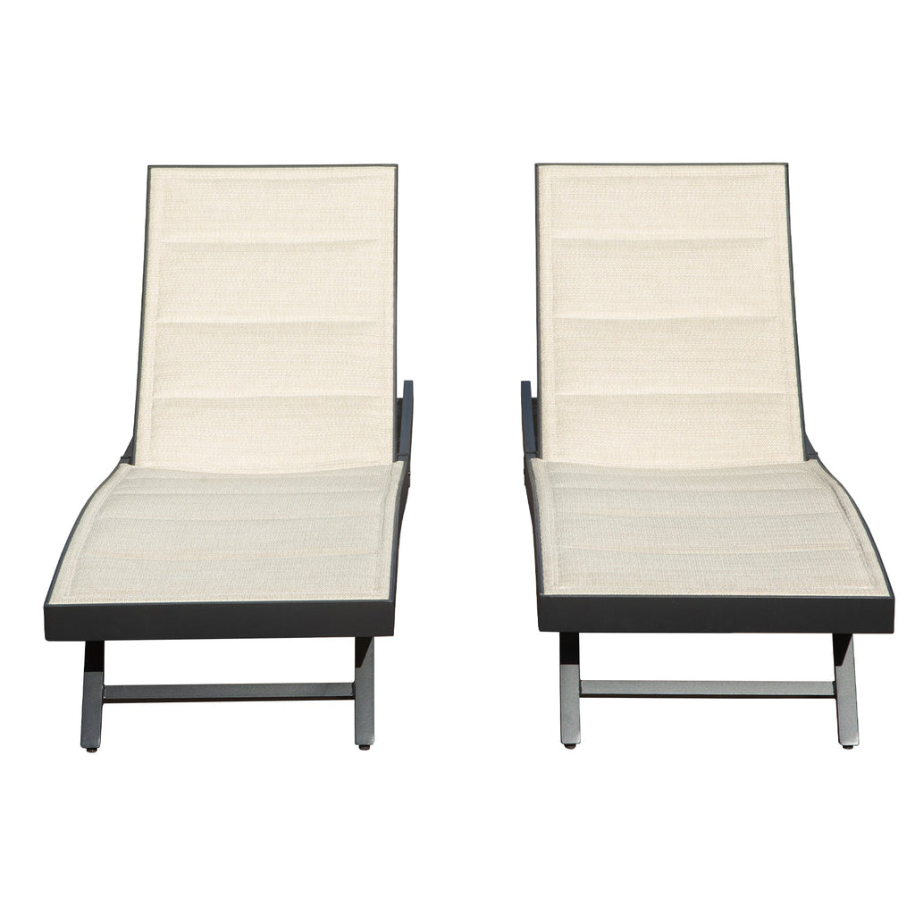 Patio Chaise Lounge Set of 2