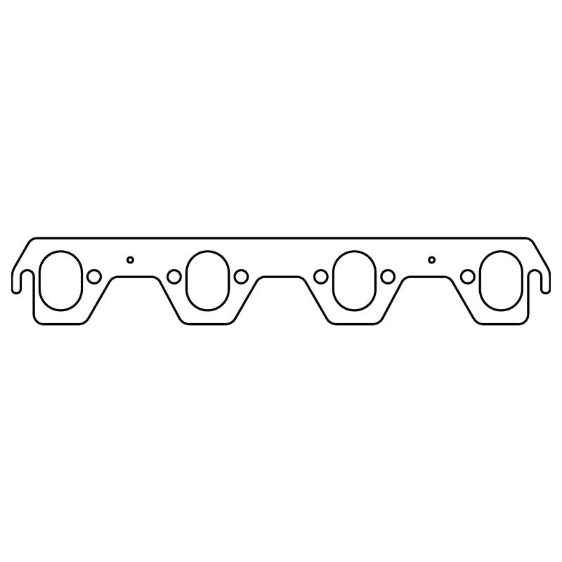 Cometic Gasket Cometic Ford Windsor V8 .043in Copper Exhaust Manifold Gasket Set - 1.750in x 1.270in Oval Port C5154