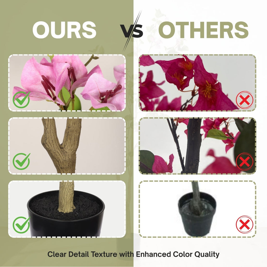 5FT Artificial Bougainvillea Tree