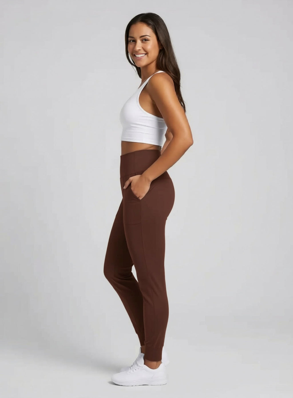 Cross-border Women's Yoga Sweatpants, High-waisted, Wide
