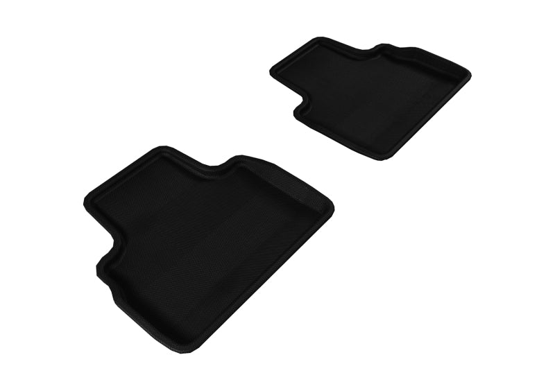3D MAXpider 2009-2017 Infiniti QX70/FX35/50/50S Kagu 2nd Row Floormats - Black L1IN00321509