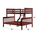 Marita Cherry Bunk Bed (Twin/Full)