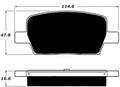 Porterfield Brake Pads for 2017 CHEVROLET CAMARO