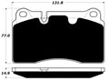 Porterfield Brake Pads for 2010 VOLKSWAGEN TOUAREG w/330mm Front Discs
