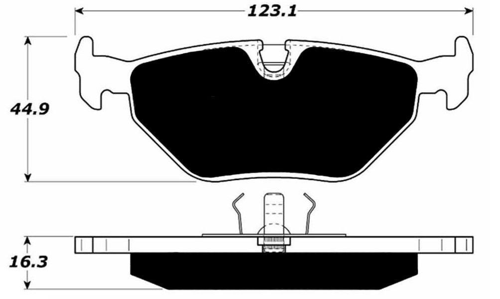 Porterfield Brake Pads for 1990 BMW 325 Series E36