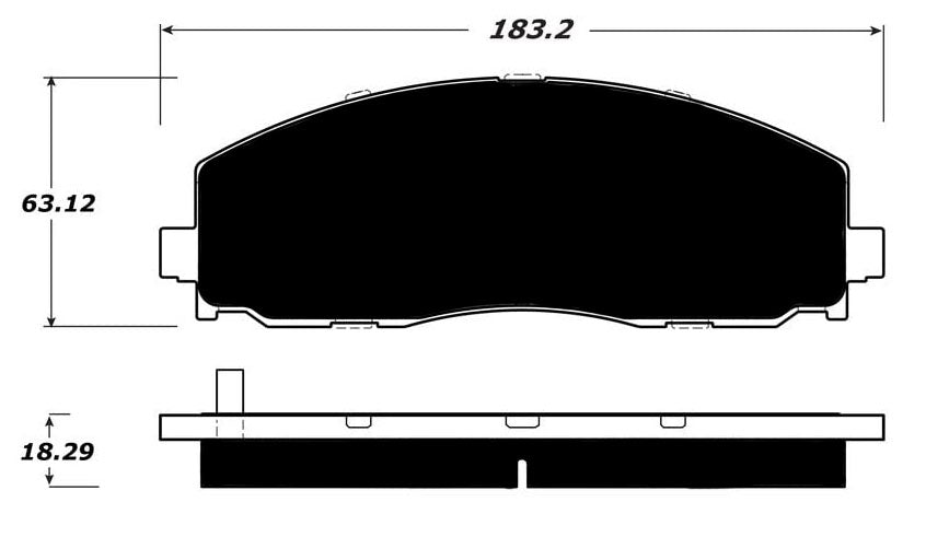 Porterfield Brake Pads for 2016 DODGE JOURNEY
