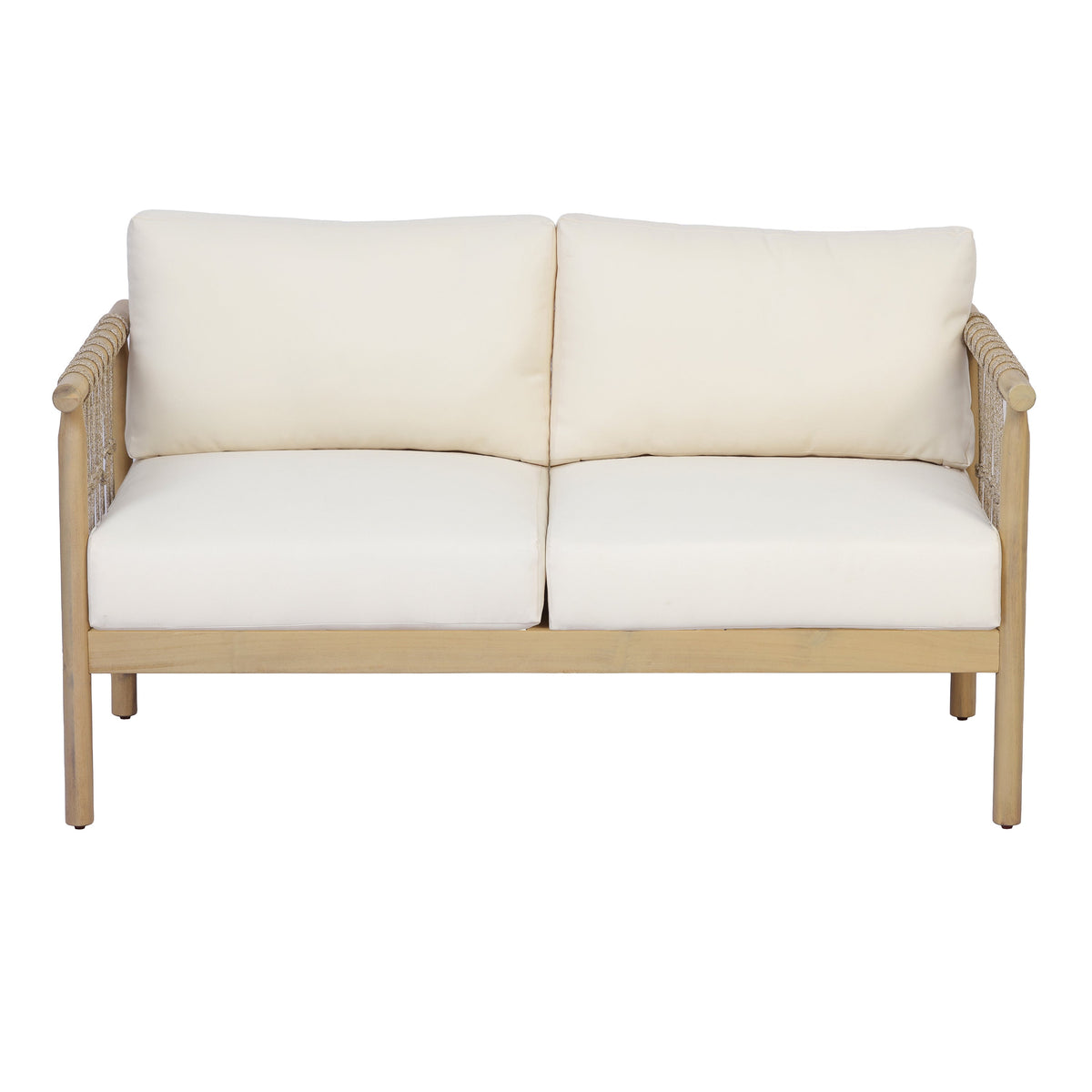 Outdoor Acacia Wood 3-Piece Furniture Set