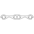 Cometic Gasket Cometic Chevy Gen1 Small Block V8 .060in HTS Exhaust Mani Gskt Set-1.710in x 1.550in Brodix D Ports C15199