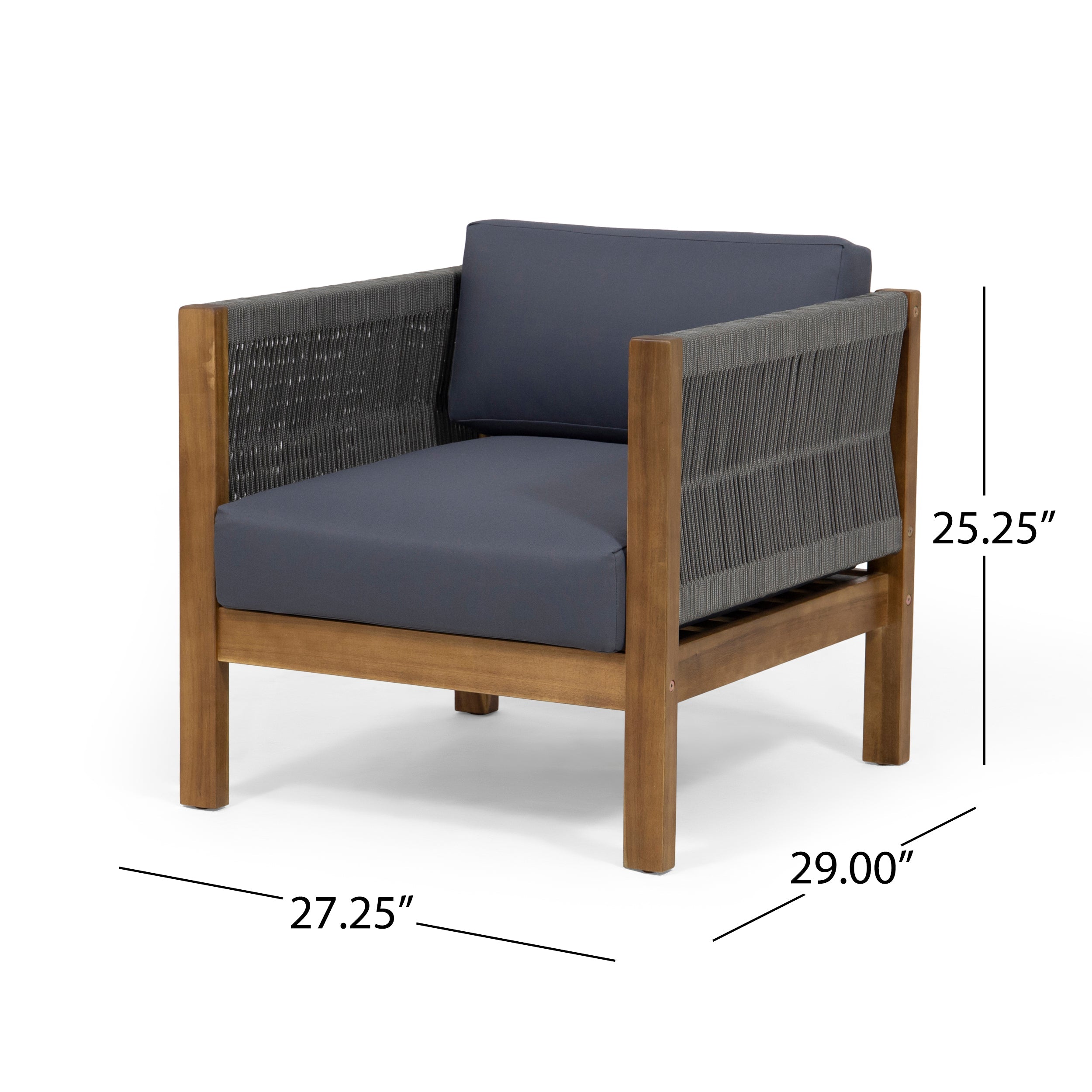 Laurel Outdoor Club Chair Set of 2