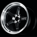 Advan GT Beyond-R 18X8.5 / +45 Offset / 5x100 BC / 63mm Bore / Diamond Cut and Dark Platinum Black YAQC8H45DDPB
