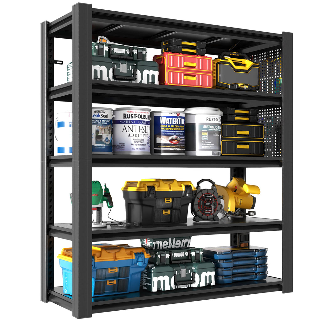 72" Heavy-Duty 5-Tier Adjustable Shelving Unit