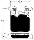 Porterfield Brake Pads for 2014 BMW 428i Coupe/i Gran Coupe -  M Sport Brakes w/ 4 Piston Fr Cal