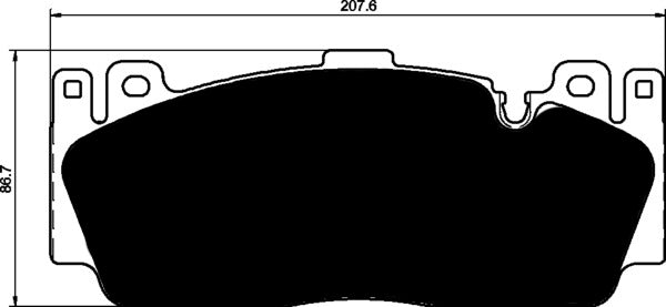 Porterfield Brake Pads for 2015 BMW M5 - w/Iron Discs