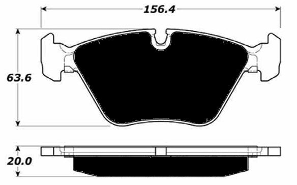 Porterfield Brake Pads for 2004 BMW 330 Series E46