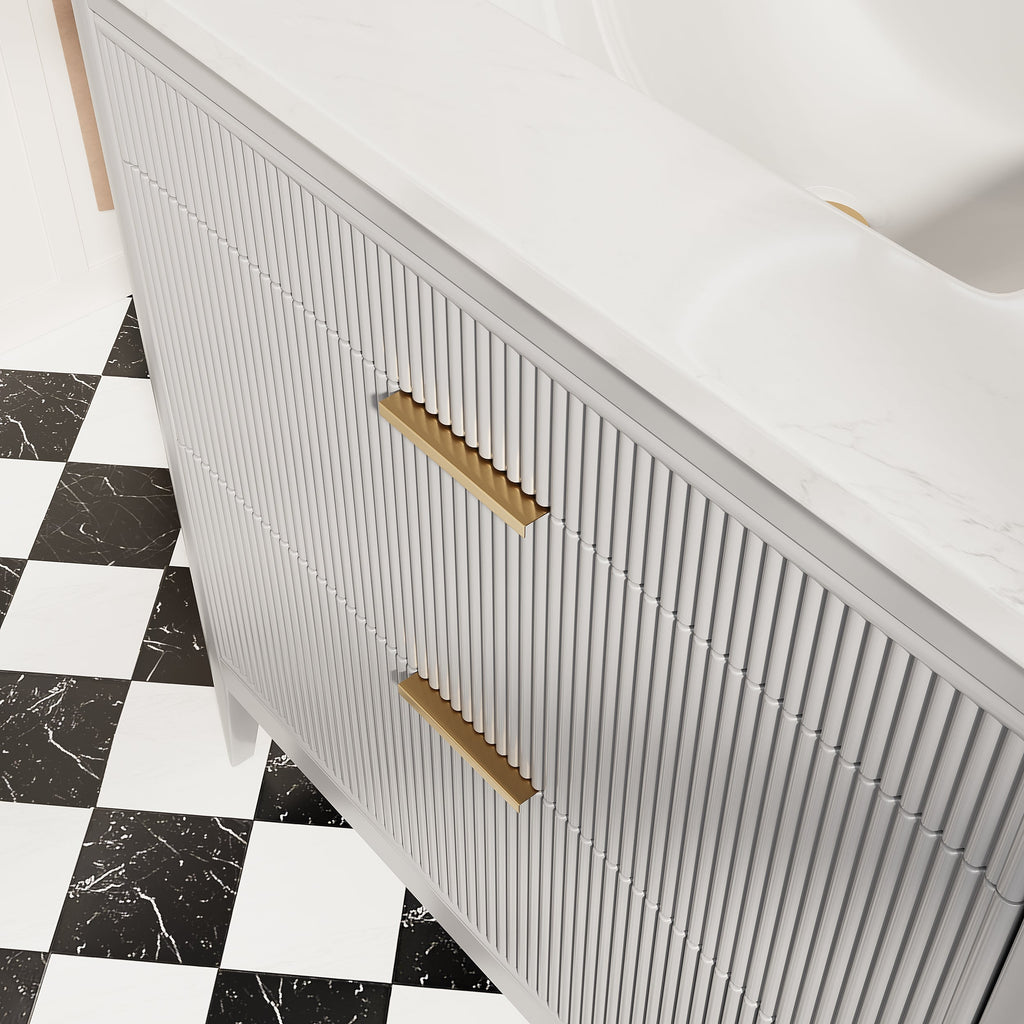 Fully Assembled 36" Bathroom Vanity