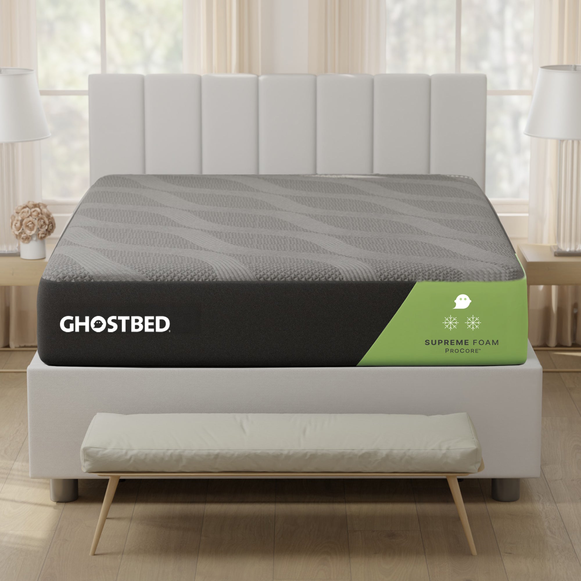 GhostBed Supreme 12" Twin XL Foam Mattress