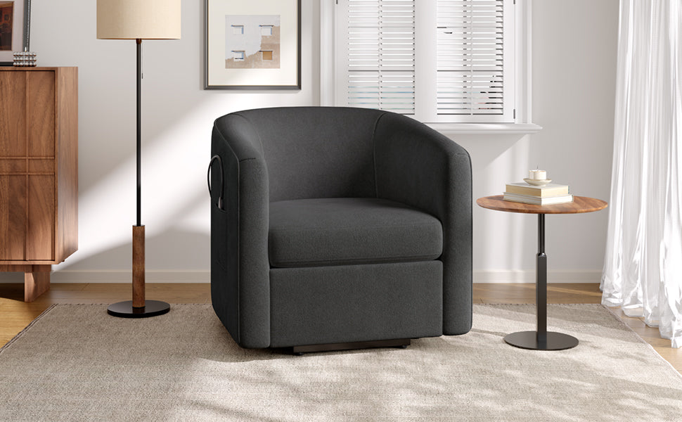Power Lift Recliner Barrel Shape Recliner Chair