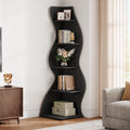 69.8" Height 5-Tier Wavy Bookshelf
