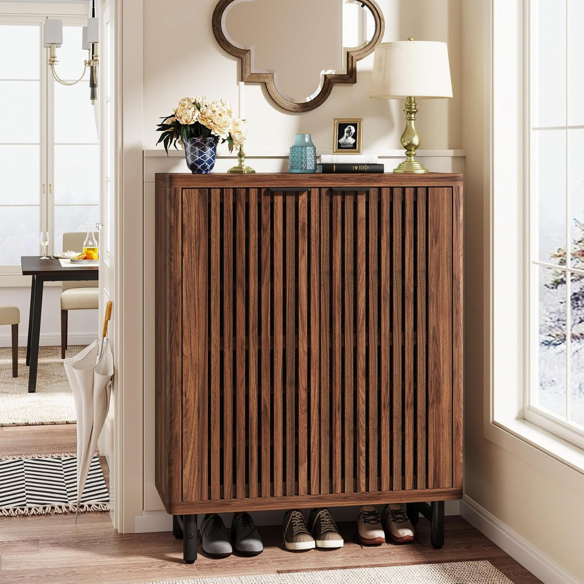33.46" Modern Shoe Cabinet