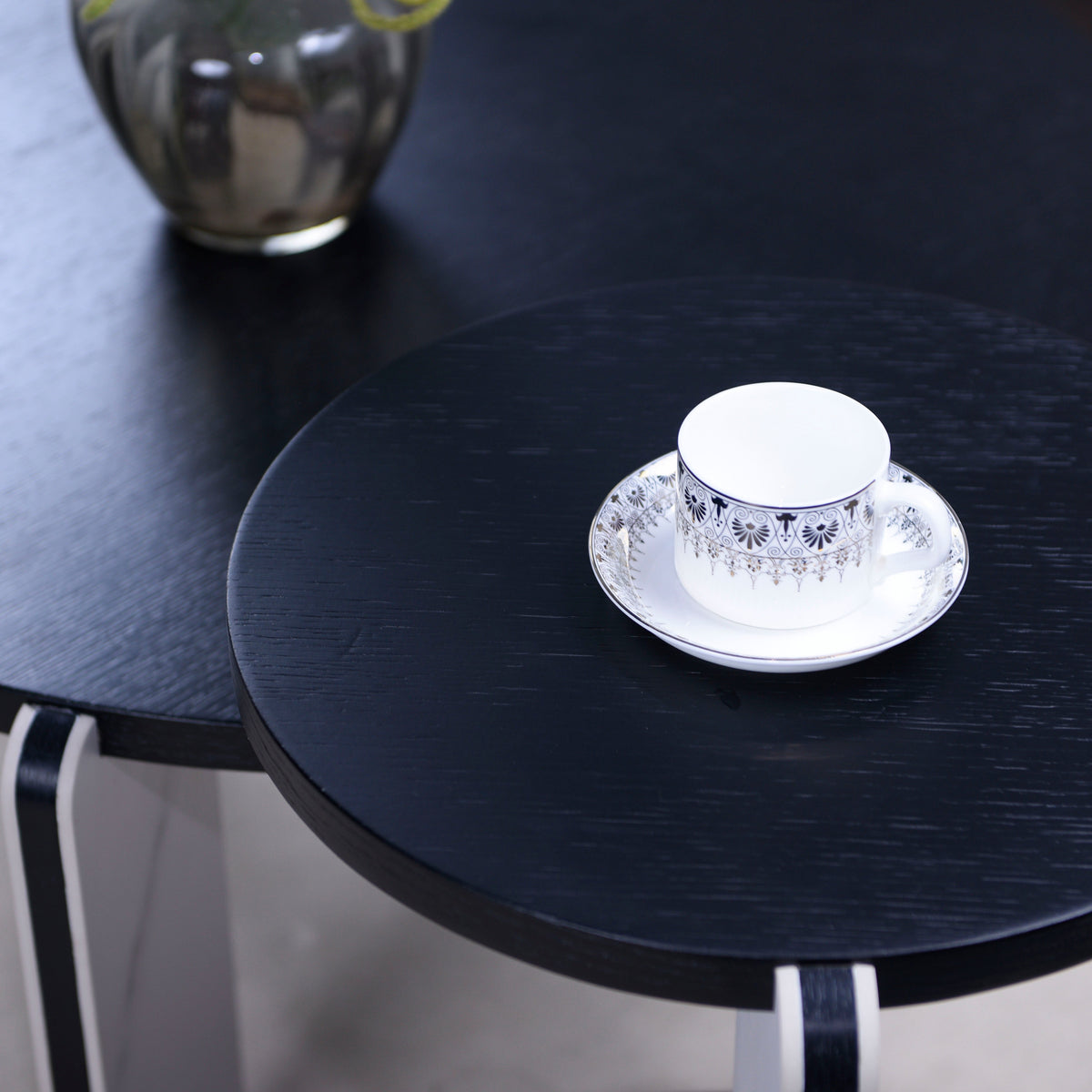32.68" & 16.93" Round Coffee Table Set