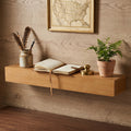 48" Fireplace Mantel Fir Wood Wall-Mounted & Floating Shelf
