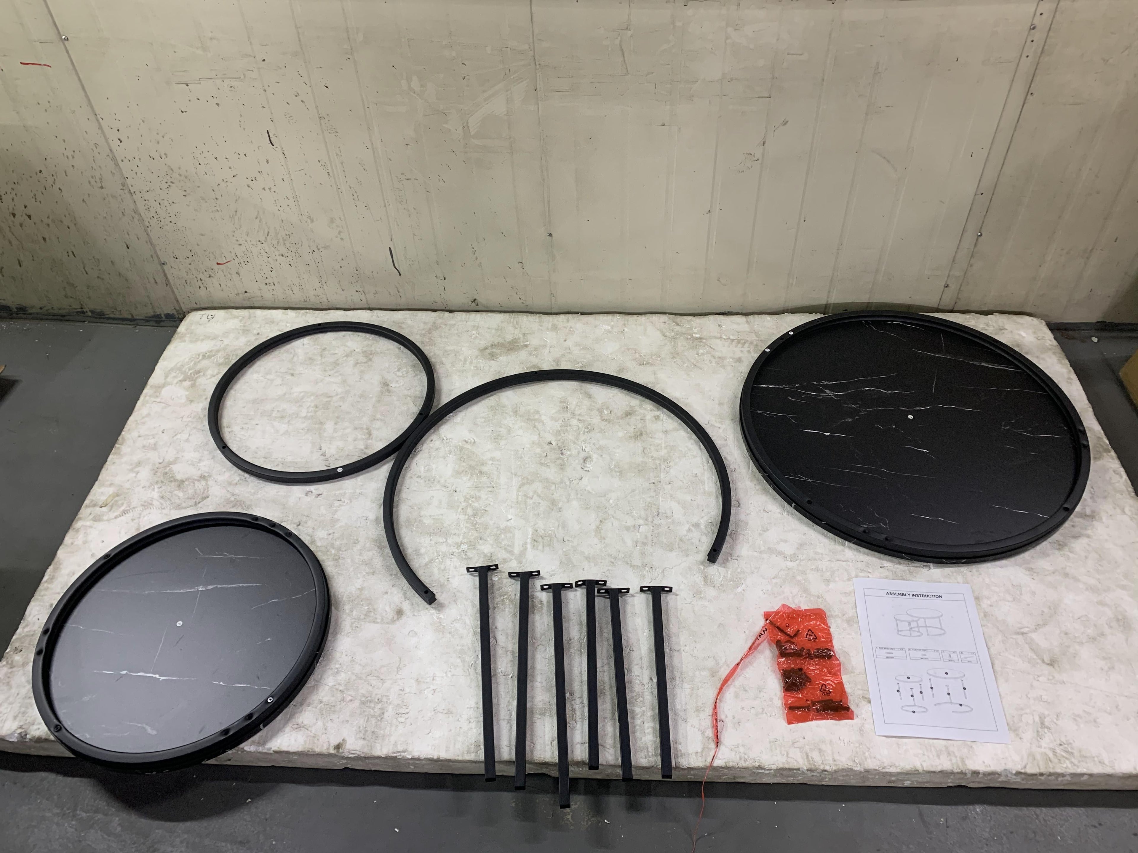 27.6" Nesting Coffee Table Set of 2