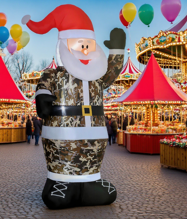 Christmas Inflatables Outdoor Decorations Santa Claus
