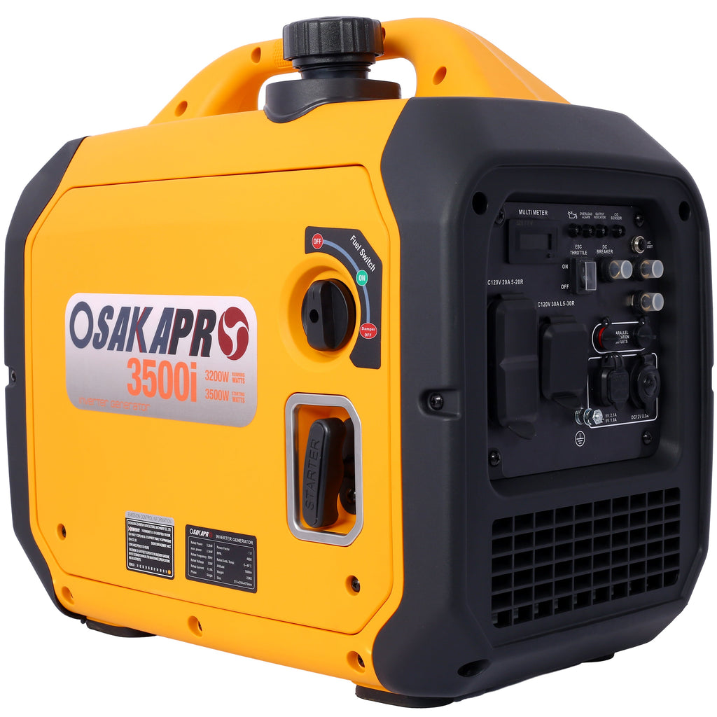3500 Watt Portable Inverter Generator Gas Powered