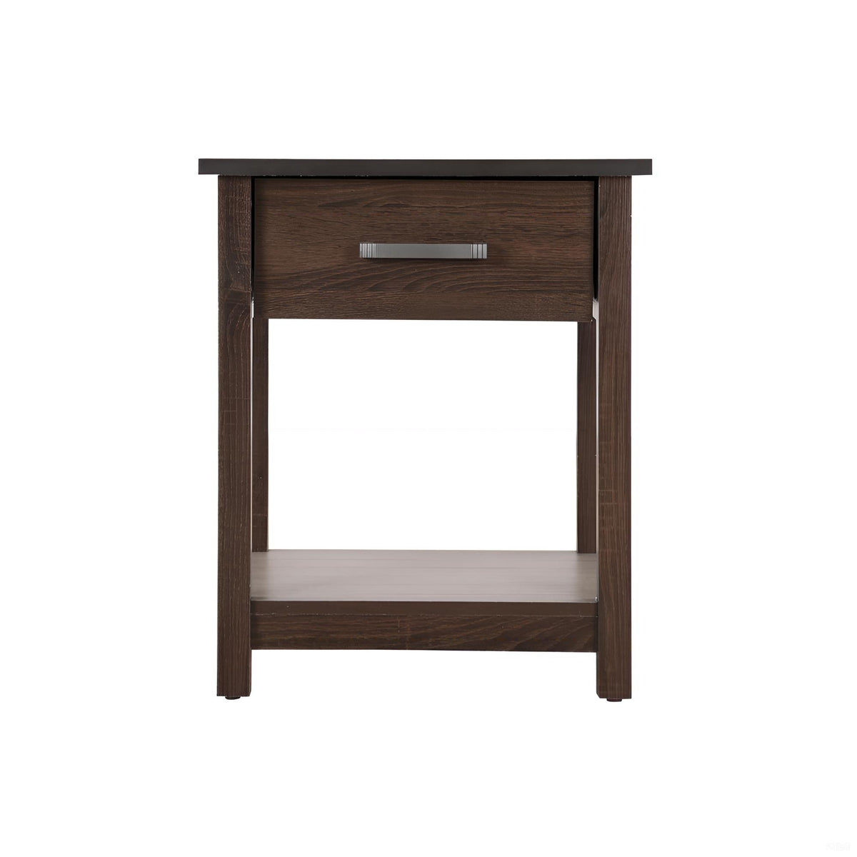 Sleek Contemporary Nightstand in Wenge
