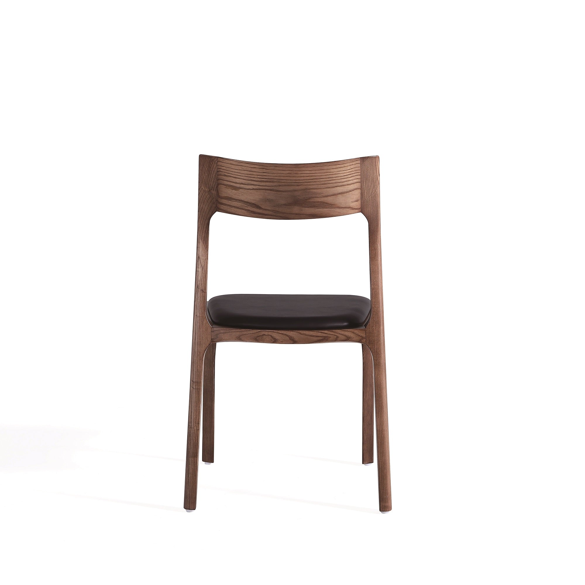 Moderno Wood Vegan Leather Dining Chair
