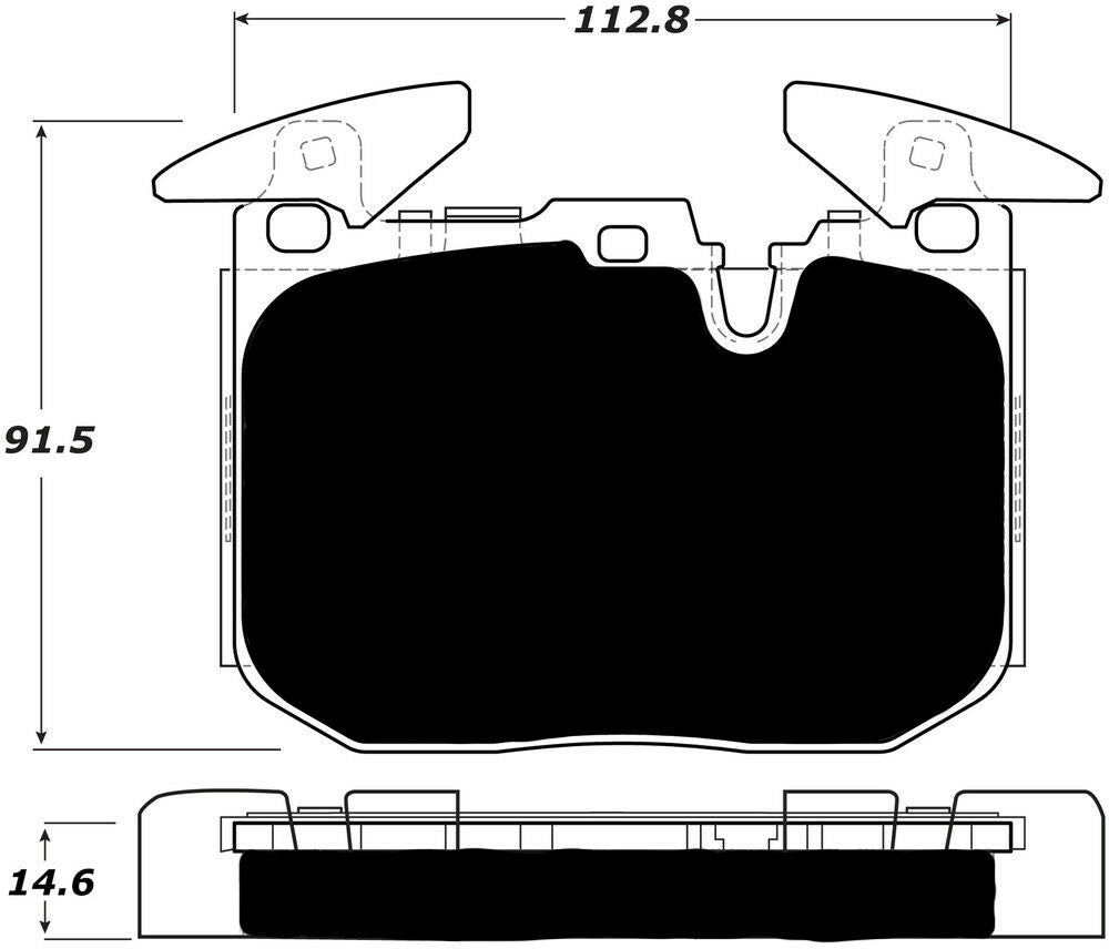 Porterfield Brake Pads for 2015 MINI Cooper w/JCW
