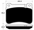 Porterfield Brake Pads for 2011 MERCEDES-BENZ SLK350