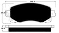 Porterfield Brake Pads for 2020 SUBARU CROSSTREK