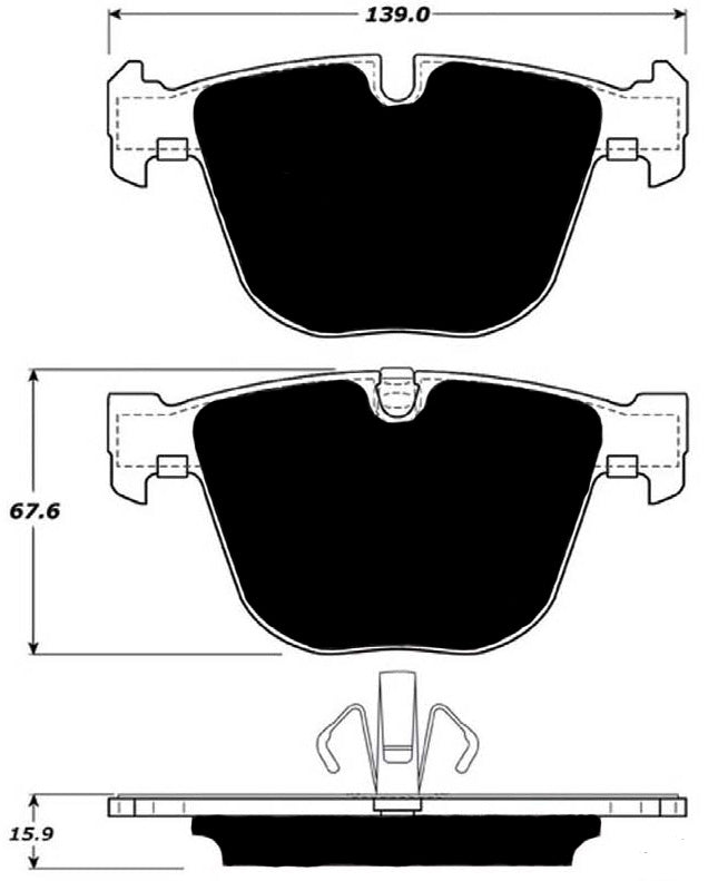 Porterfield Brake Pads for 2010 BMW 545i GT