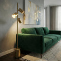Harmony Brassed Gold Floor Lamp