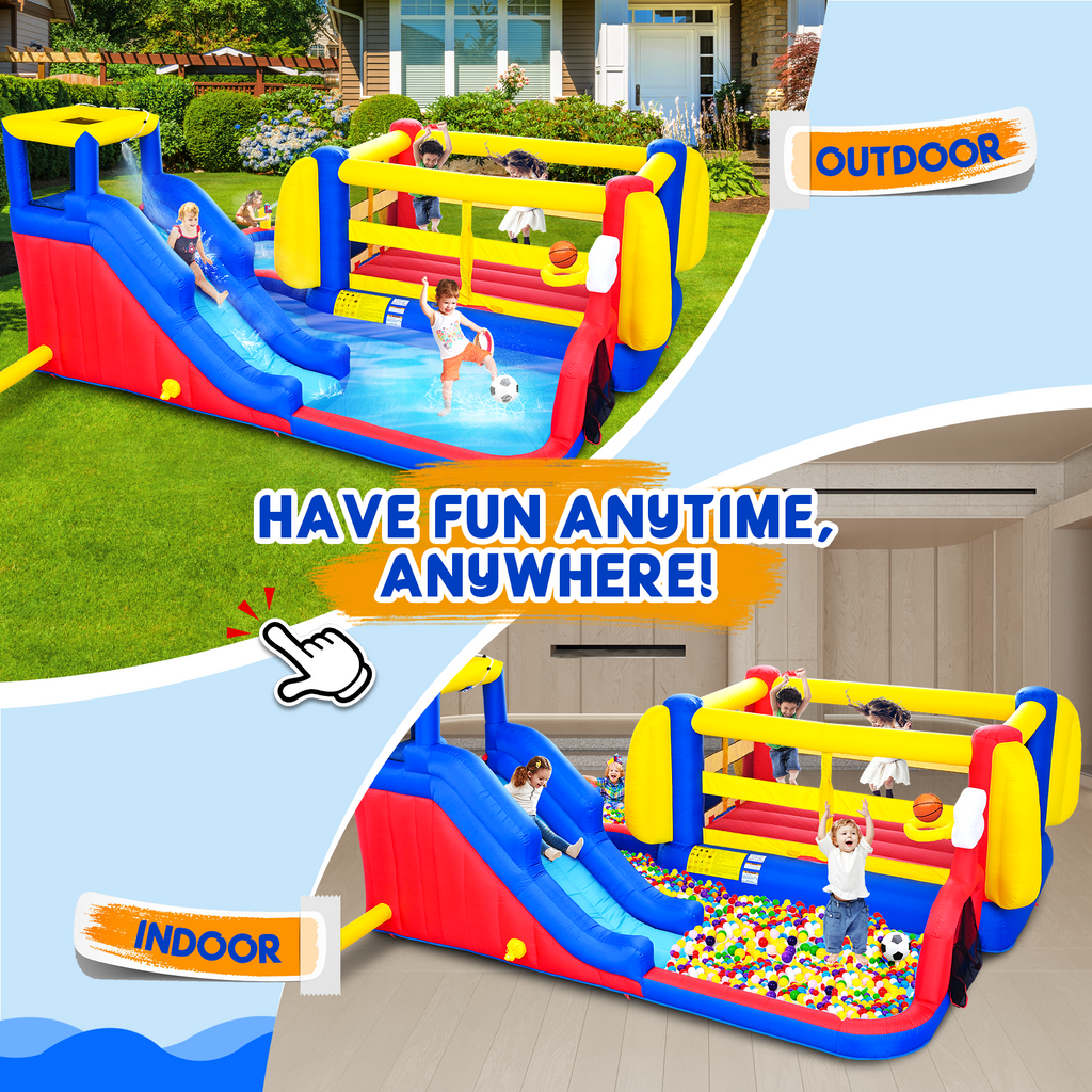 7 in 1 Inflatable Slide Water Park