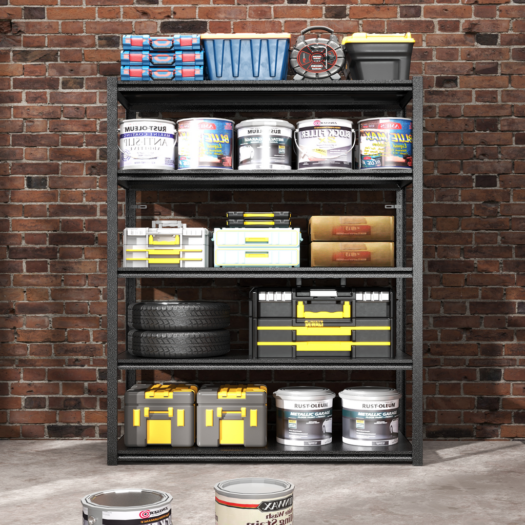 5 Tier Heavy Duty Metal Garage Shelves