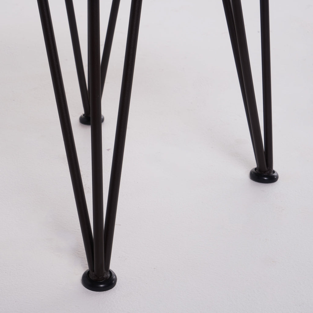Zion Industrial Wood And Metal Accent Table