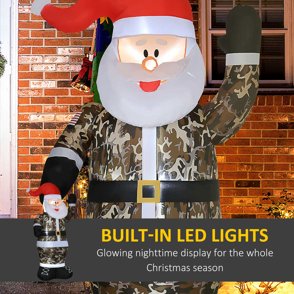 Christmas Inflatables Outdoor Decorations Santa Claus