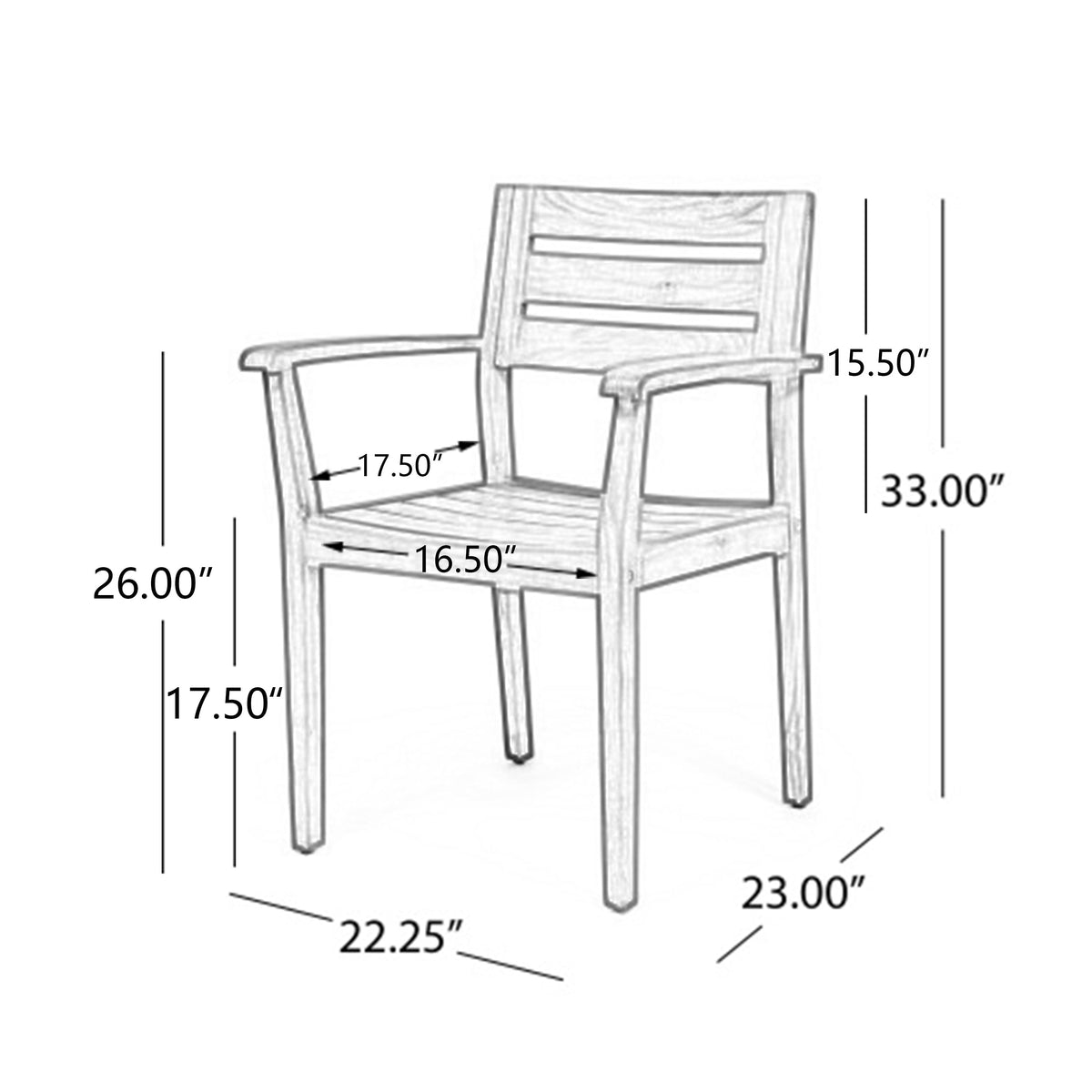 Stamford Dining Chairs Set of 2