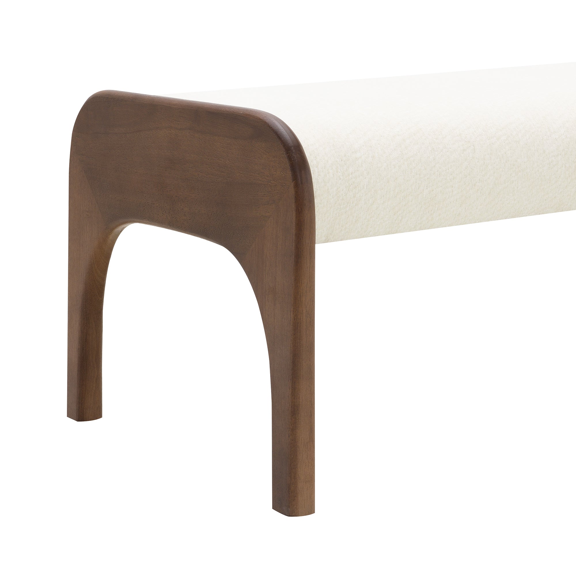 50.25 Inch Upholstered Long Bench