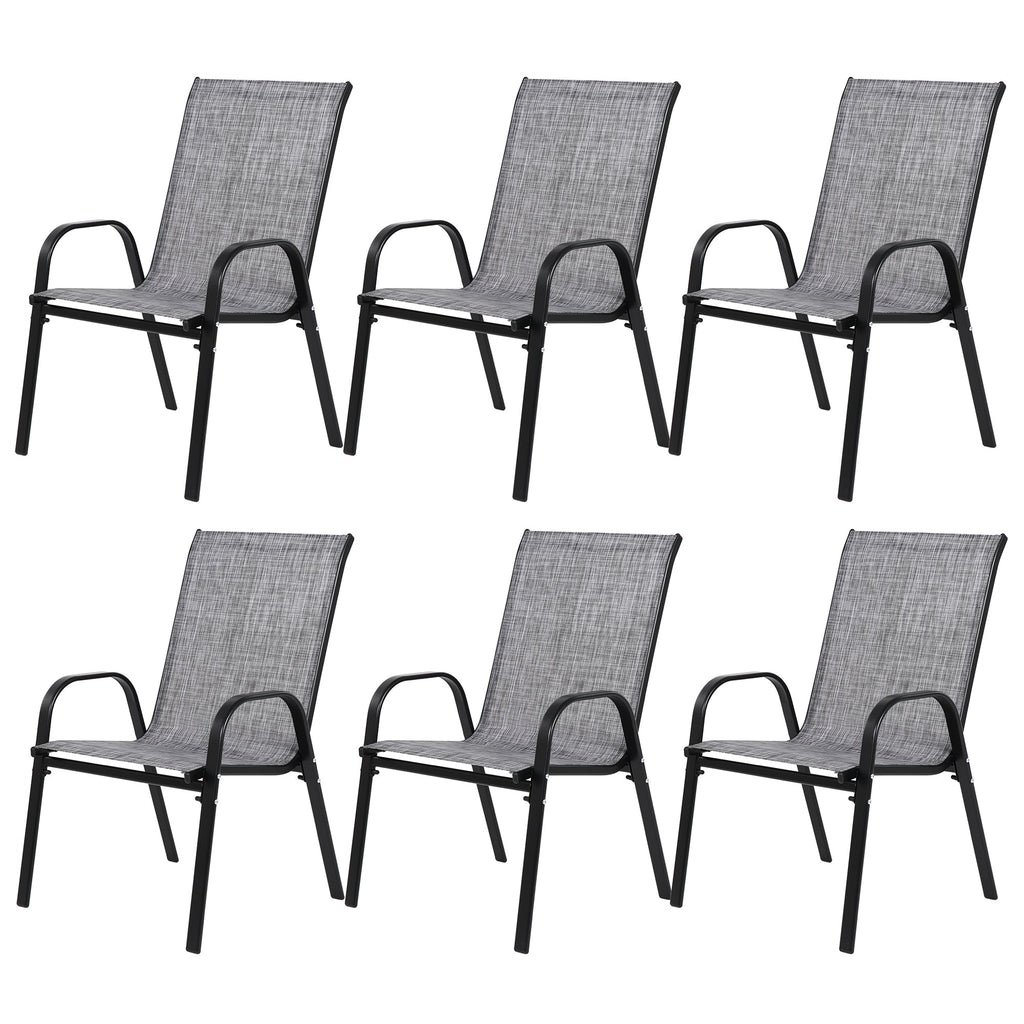 6 Piece Patio Chairs Set