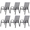 6 Piece Patio Chairs Set