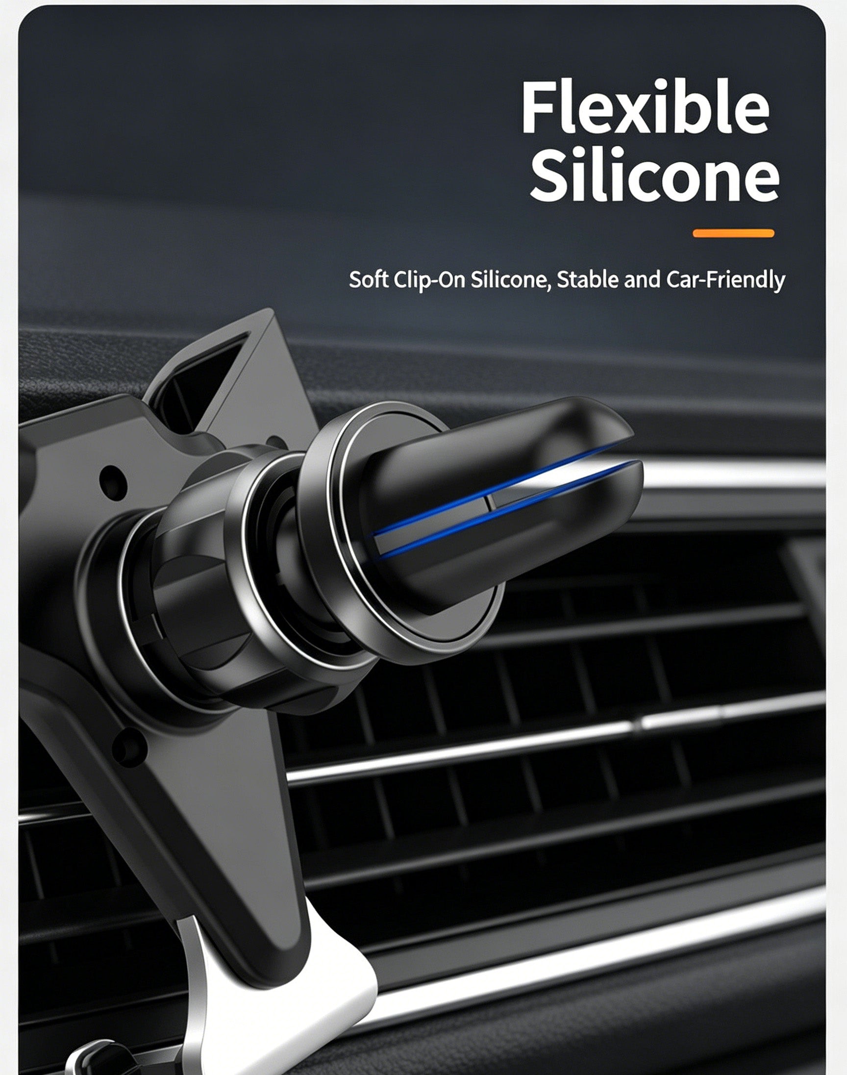 Gravity Car Phone Mount, Suction Cup Multi-functional Universal Cell Phone Holder For Car